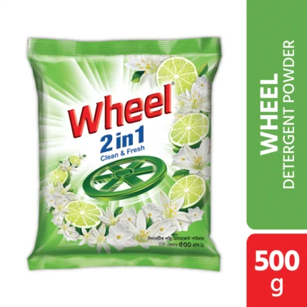 Wheel Washing Powder 2 in 1 Clean & Fresh-500gm
